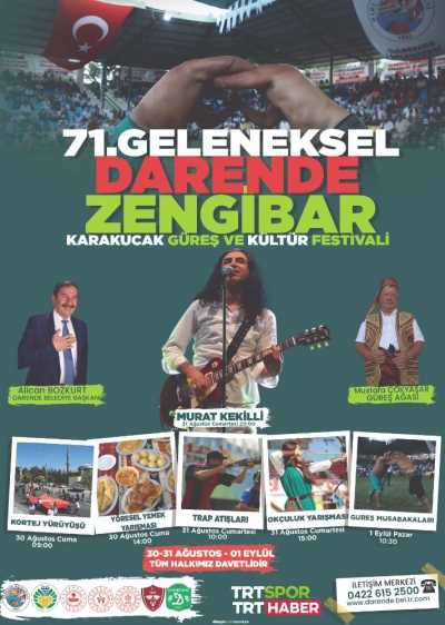 71. Geleneksel Zengibar Karakucak Güreş ve Kültür Festivali